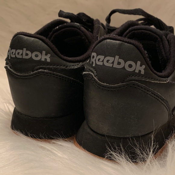 Reebok Kids Black Sneakers with Brown Soles - Picture 8 of 9